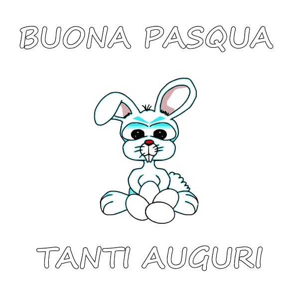 Disegno Pasquale da colorare