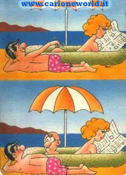 in spiaggia