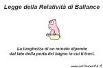 immagine divertente: legge della Relatività di Ballance
