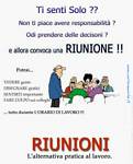 Ti senti solo? Convoca una Riunione: potrai vedere gente, disegnare grafici, fare colpo sui Colleghi