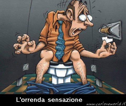 Vignetta divertente: orrenda sensazione