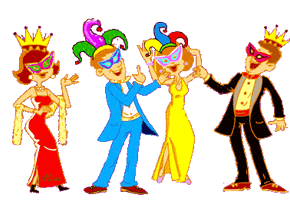 Gif di Carnevale: Festa di Carnevale