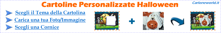 Cartoline Personalizzate Halloween: crea la Cartolina utilizzando una Tua Foto