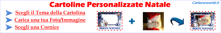 Cartoline Personalizzate Auguri di Natale: crea la Cartolina utilizzando una Tua Foto