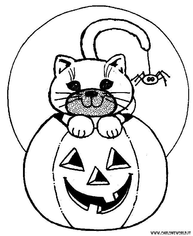 disegno halloween da colorare