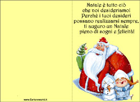 Biglietto di Natale