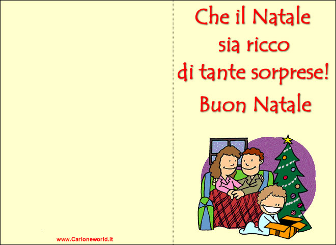 Biglietto di Natale: Auguri Natale
