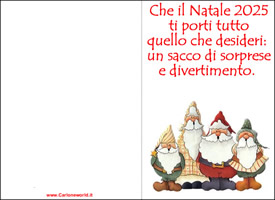 Biglietto Natale 2025