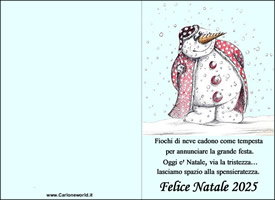 Biglietti Natale 2025