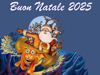 Babbo Natale con slitta