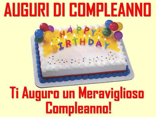 Auguri di Compleannno