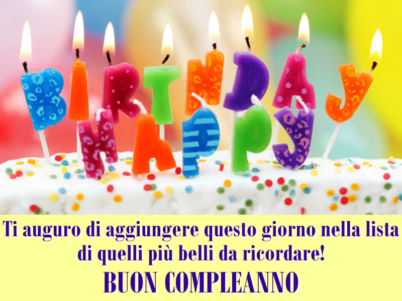 Buon Compleanno
