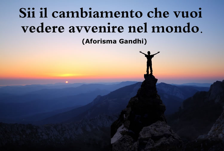 bellissimo aforisma di Gandhi