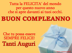 Auguri di Buon Compleanno
