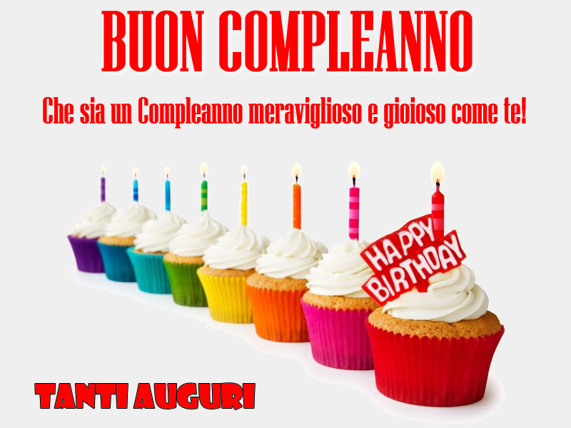 Immagine Buon Compleanno: Tanti Auguri