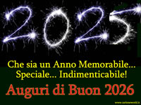 Auguri Capodanno 2026