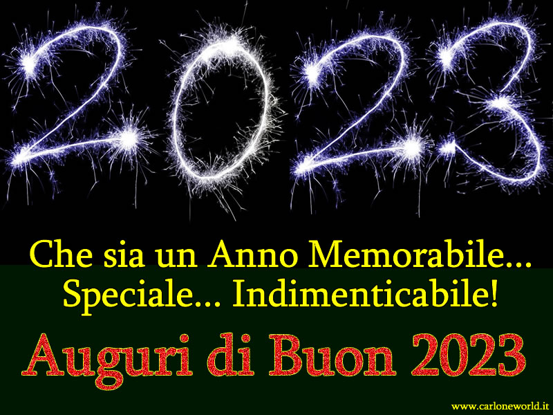 Auguri Capodanno 2023