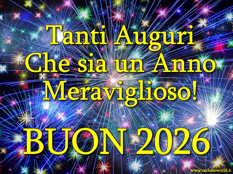 Auguri di Capodanno 2026: i migliori auguri di Capodanno