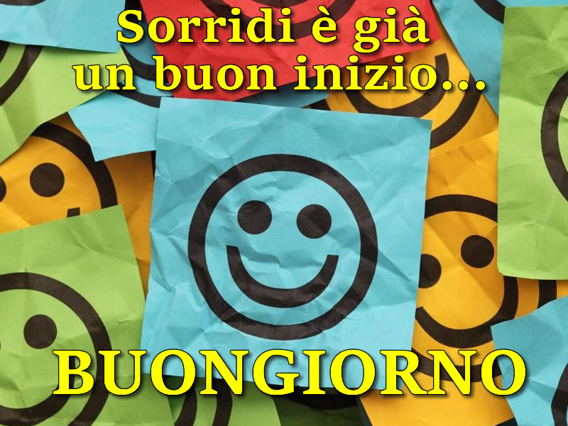 Buongiorno Immagini: Sorridi, e' gia' un buon inizio