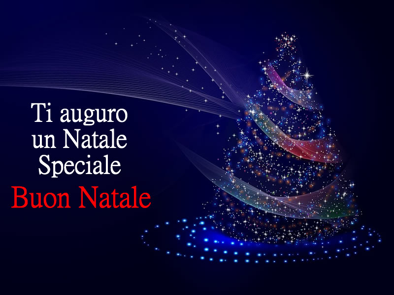 Vi Auguro Un Buon Natale.Immagine Auguri Natale Auguri Buon Natale Con Spettacolare Albero Di Natale