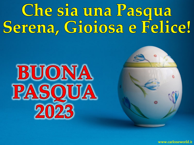 Auguri Buona Pasqua 2023