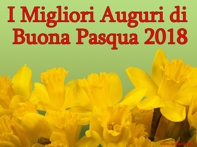 Auguri di Pasqua 2018