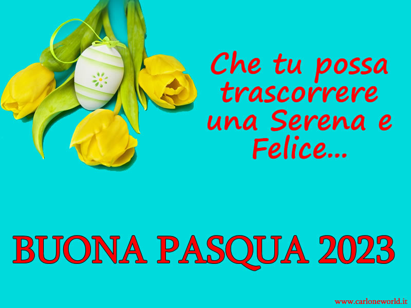 Buona Pasqua 2023