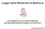 immagine divertente: legge della Relativit di Ballance