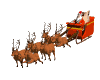 babbo natale e renne