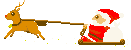 bellissima gif animata babbo natale
